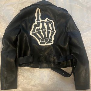 Skeleton Moto Jacket